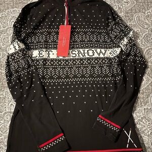 Krimson Klover Black and White Base Layer with Red Accents